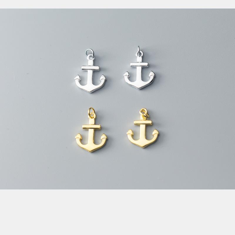 Womens Away We Go Anchor Studs  |  Novelty Jewelry & Watches Gold