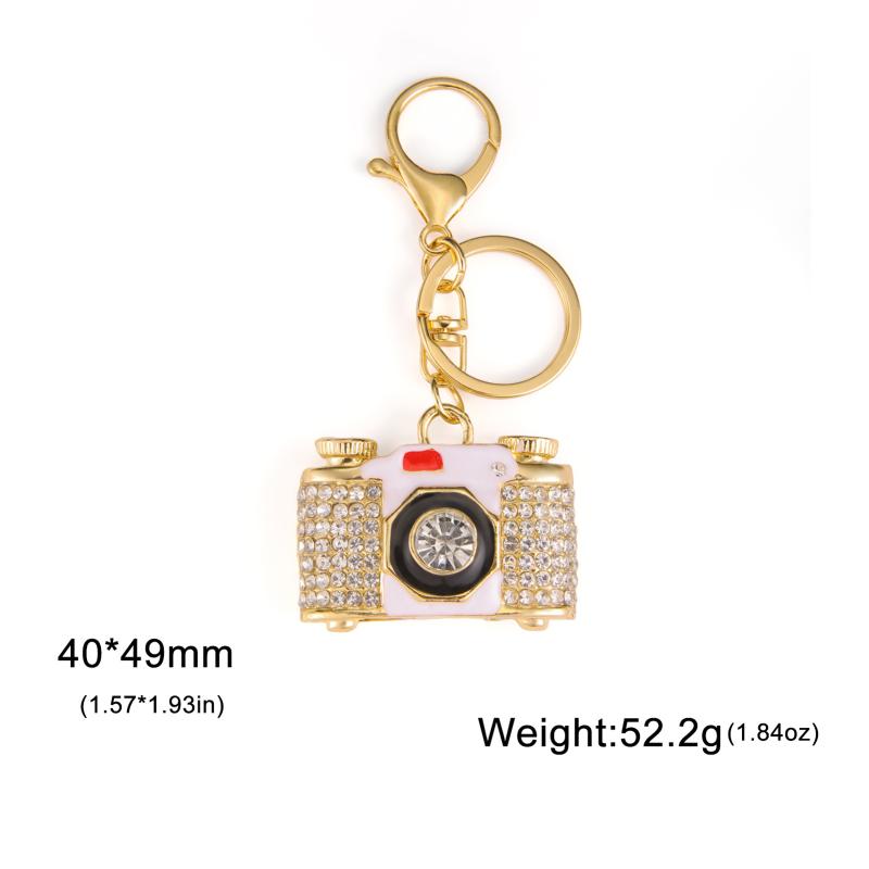 Womens Away We Go Camera Studs  |  Novelty Jewelry & Watches Gold