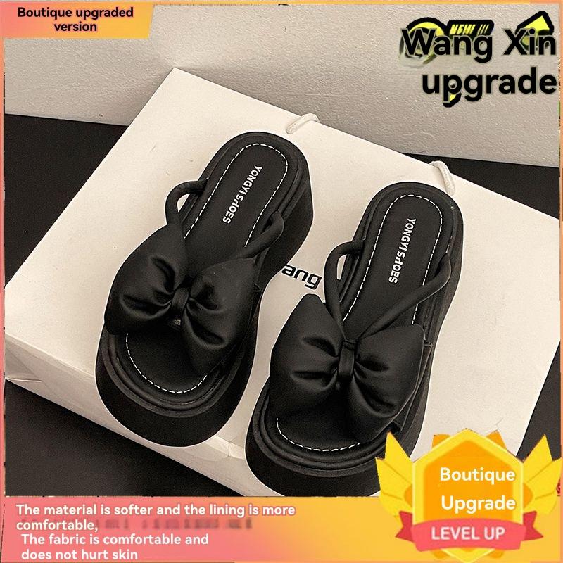 Womens Bikini Platform Wedges  |  Sandals Heels Black