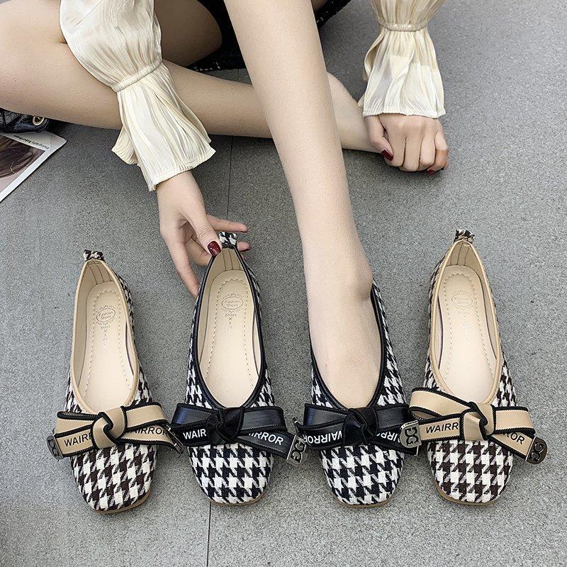 Womens Leandra Houndstooth Loafers  |  Flats & Loafers Flats & Loafers Black Multi