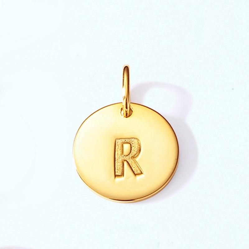 Womens One In A Million Mini R Charm  |  Personalization Jewelry & Watches Gold