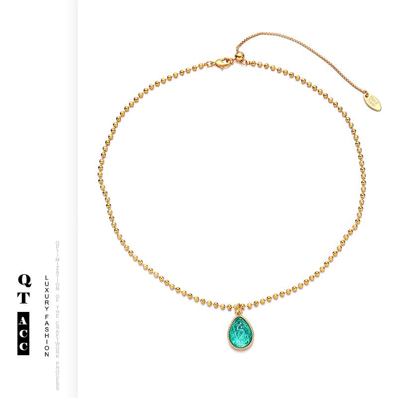 Womens Pop Of Joy Beaded Necklace  |  Necklaces Jewelry & Watches Emerald