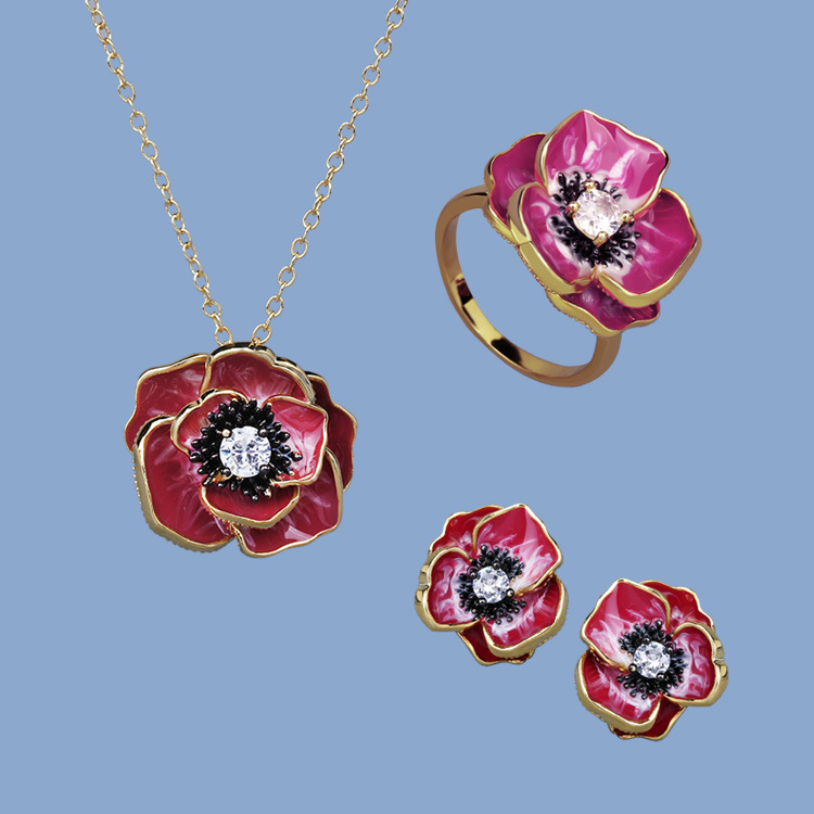 Womens Poppy Power Mini Pendant  |  Necklaces Jewelry & Watches Necklaces